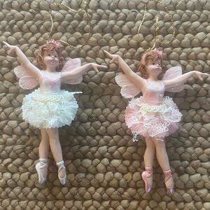 Holiday Angel Ornaments Set of 2